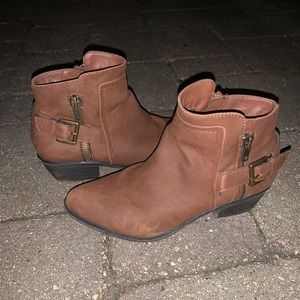 Madden Girl Brown Booties